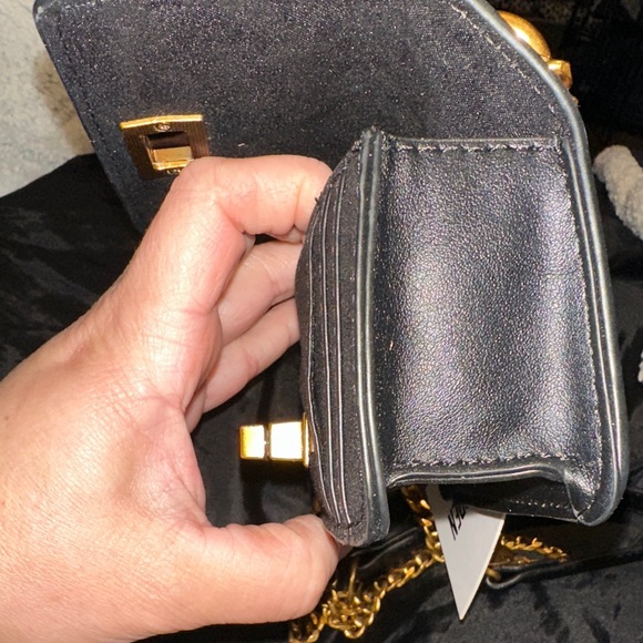 Steve Madden Leopard Mini Bag with Gold Chain - Picture 8 of 12